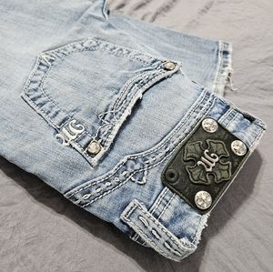 Miss Me distressed bootcut, Size 27